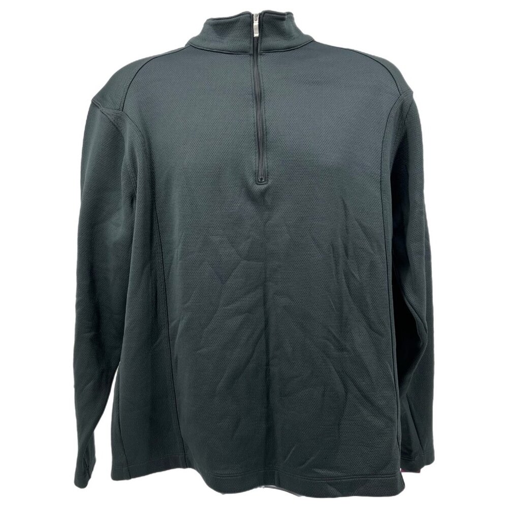 Nike Gray Long Sleeve Zip Sweatshirt | Size L